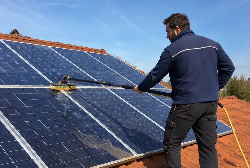 Nettoyage et entretien de panneaux solaires à Groisy